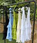 Long V Short Cotton Dress
