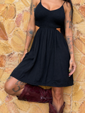 Cutout Short Dress- 6364