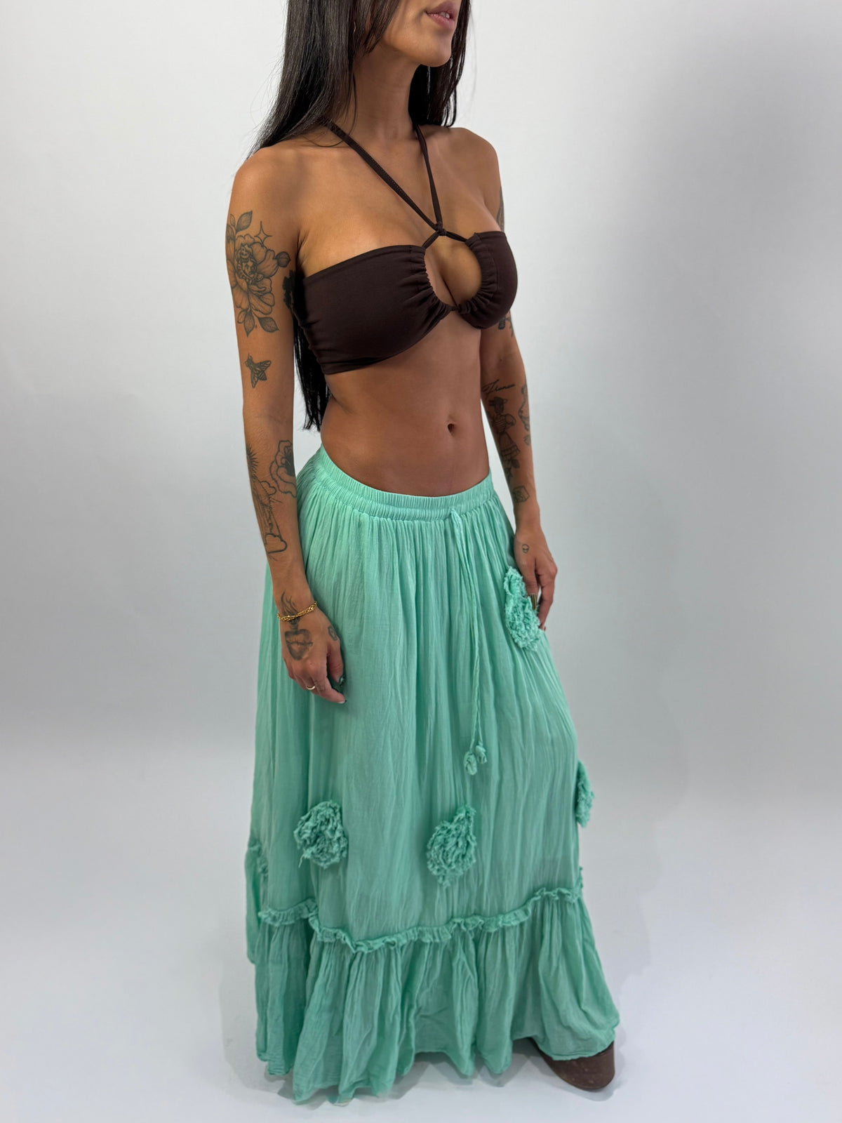 Colored 100% Cotton Skirt