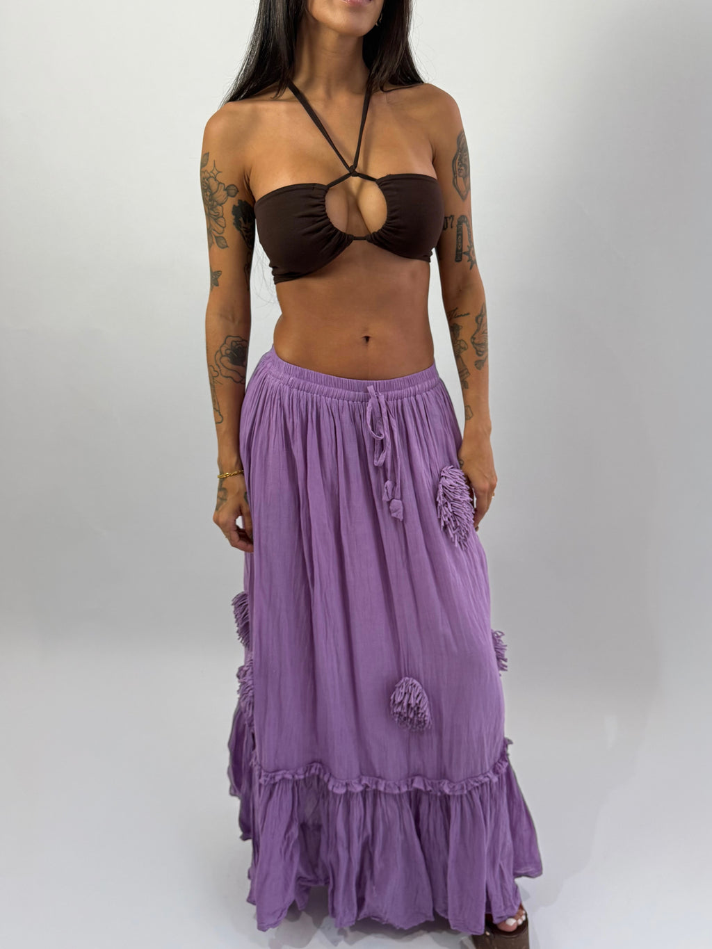 Colored 100% Cotton Skirt