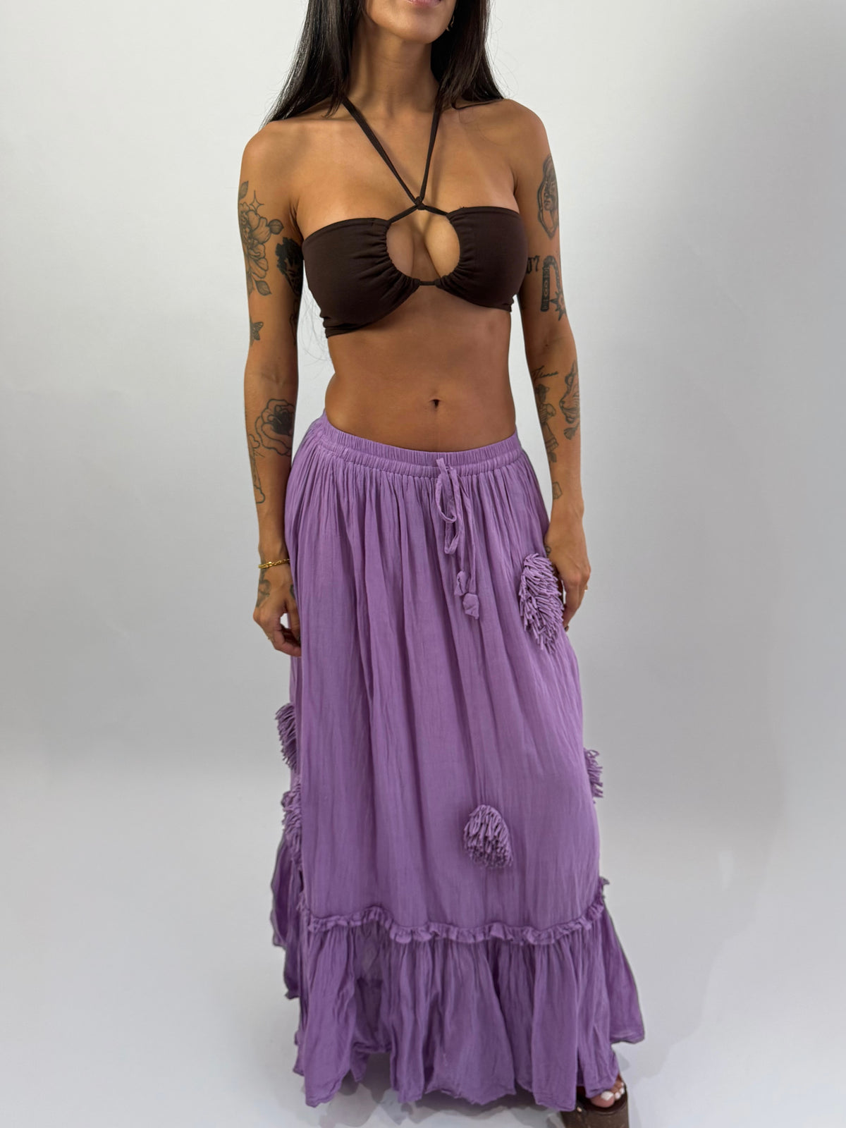 Colored 100% Cotton Skirt