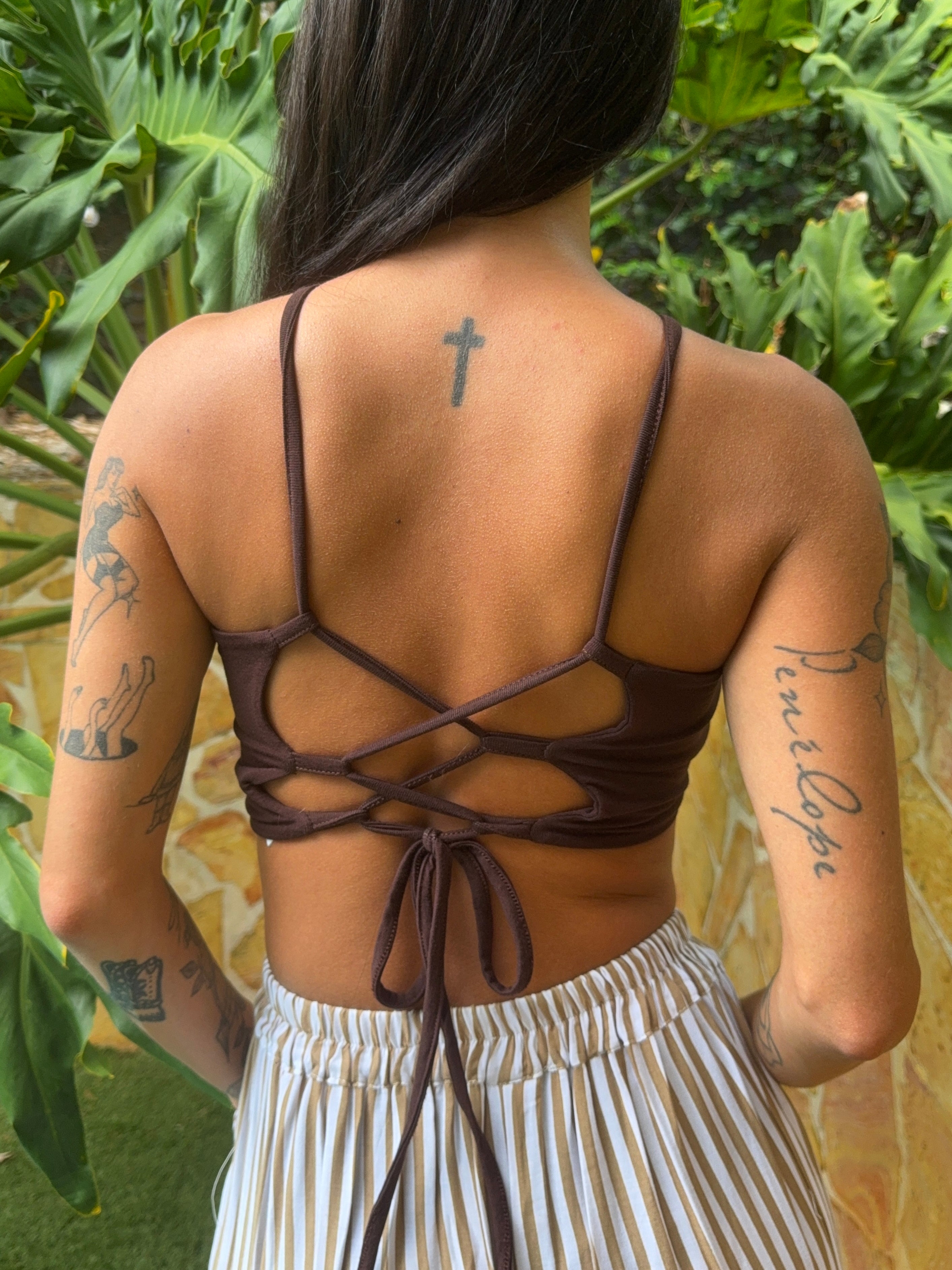 Crossed-back Top- 4222