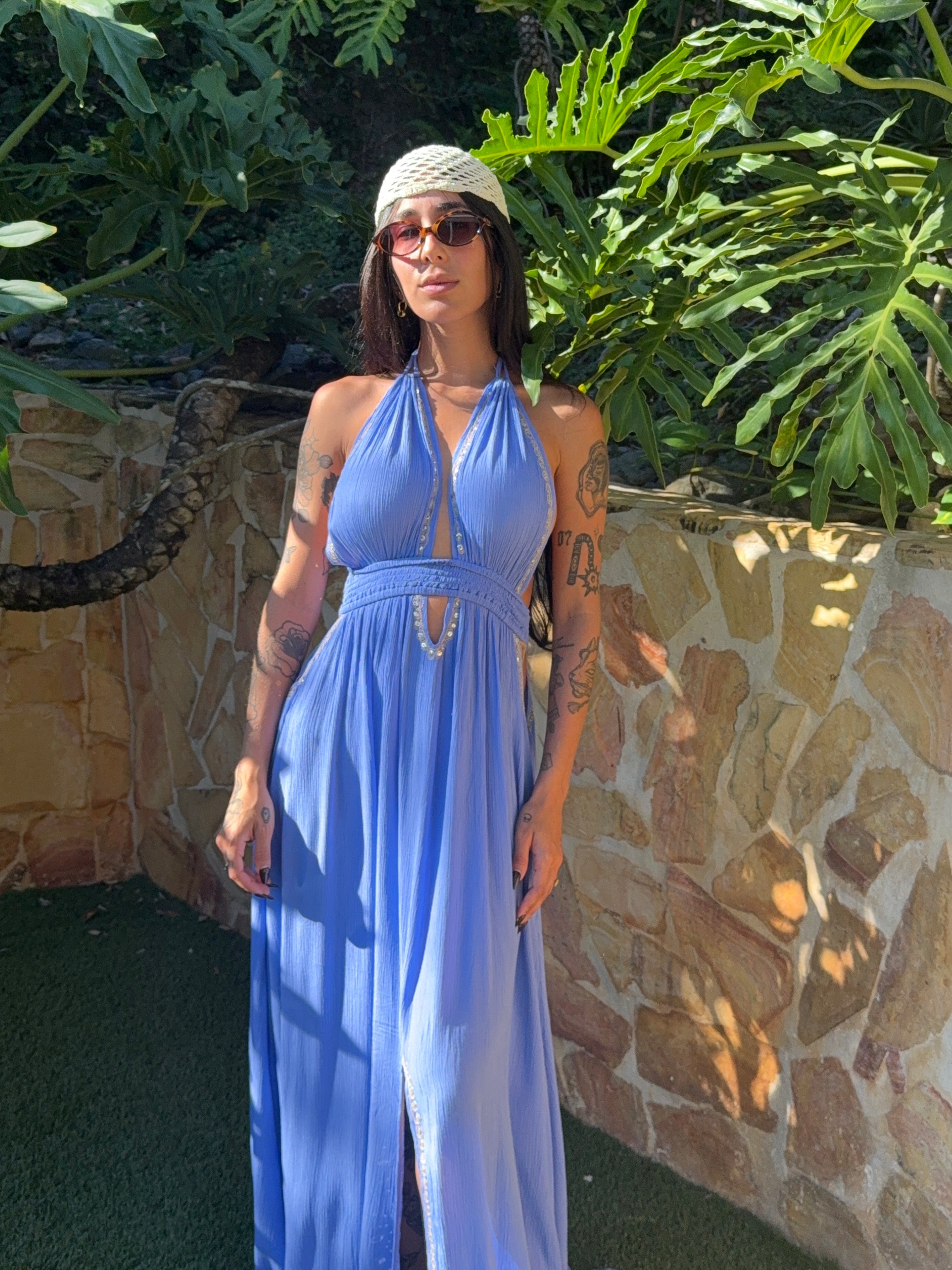Isla Sequin Long Dress