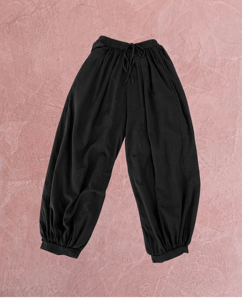 Raw Cotton Balloon Pants- 4171