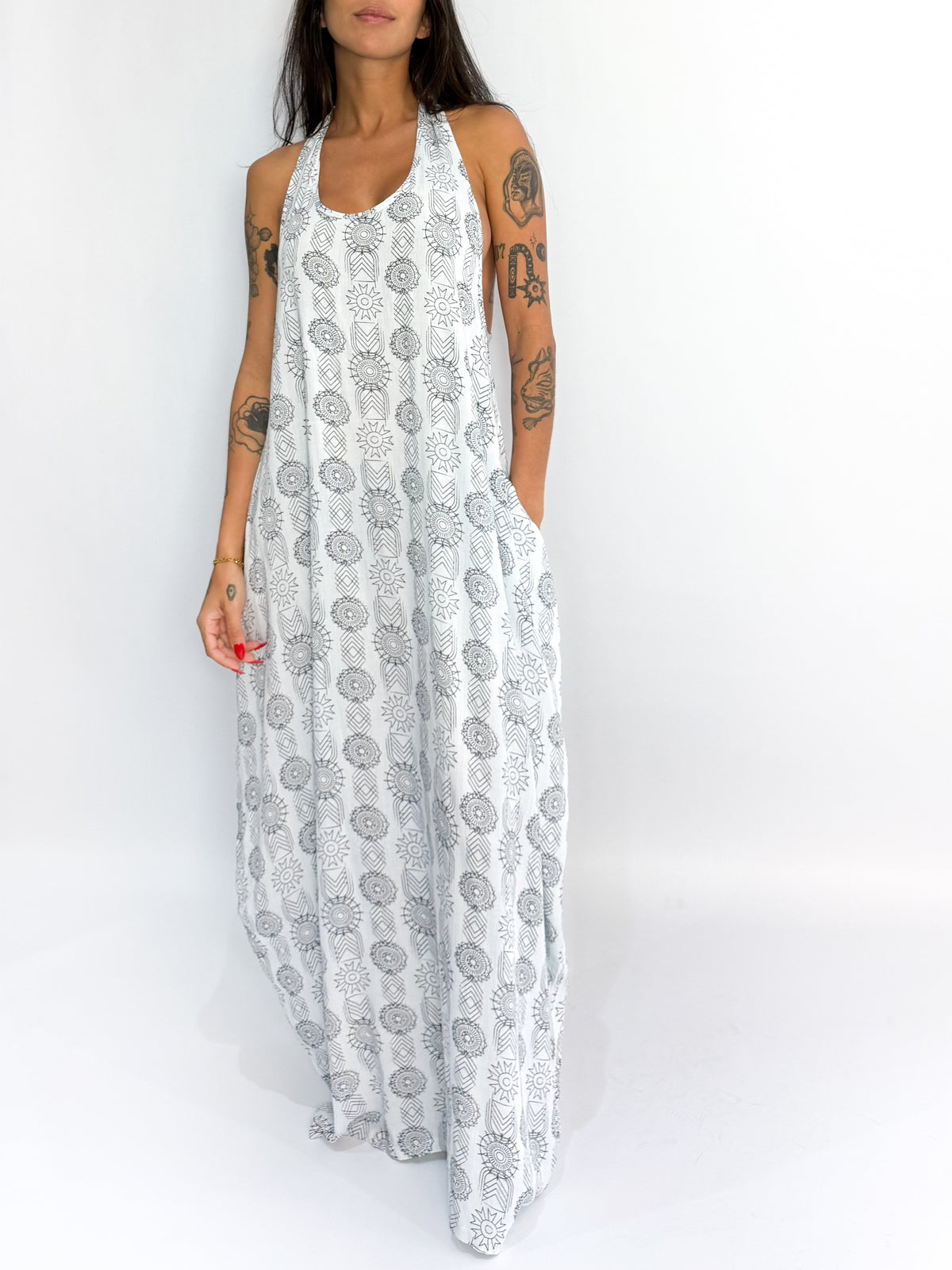 Open Back Maxi- 388