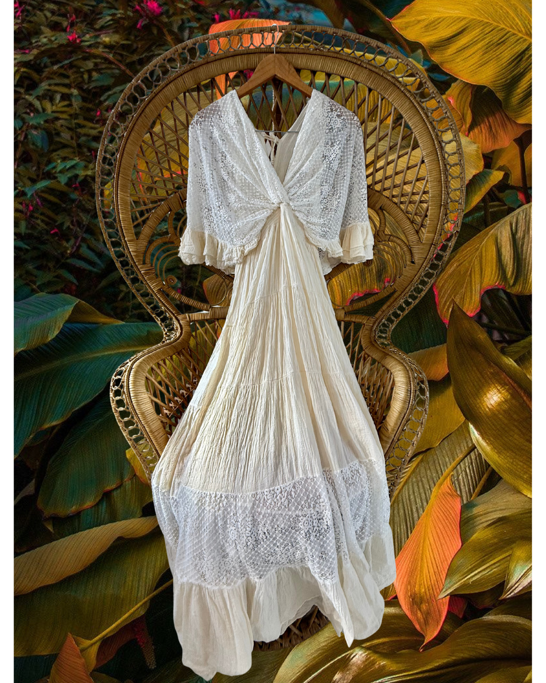 Romantic Lace Cotton Dress