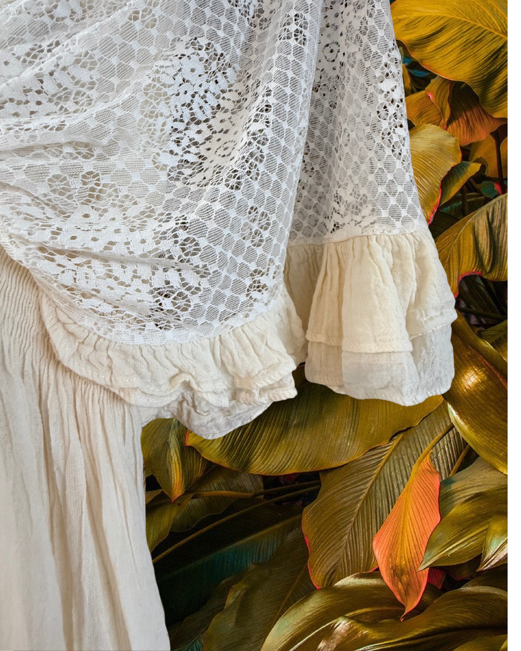 Romantic Lace Cotton Dress