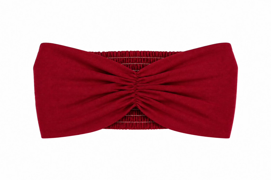 Linen Bow Tube Top- 3940