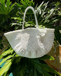 Crochet White Bag