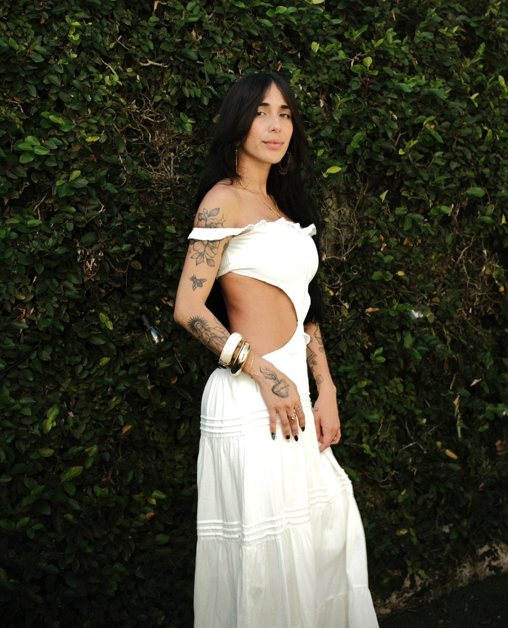 Luna Blanca Midi Dress